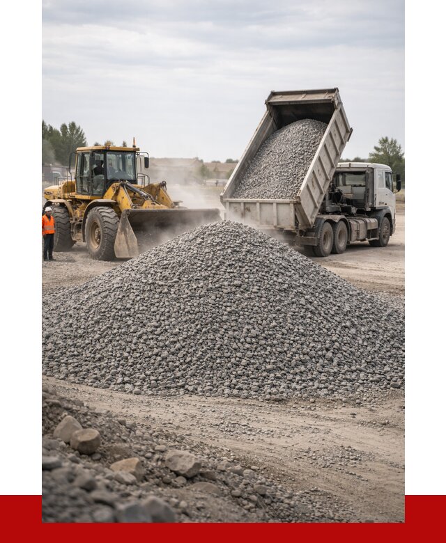 Купить щебень с доставкой в Нальчике от 2591 руб. | ПРОНЕРУДНль