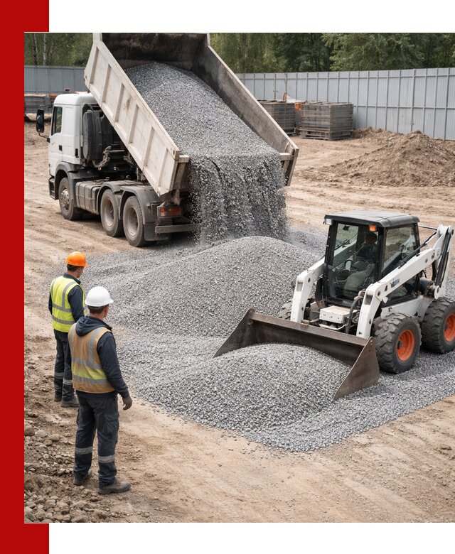 Доставка и продажа гранитного щебня фракции 0-5 в Нальчике