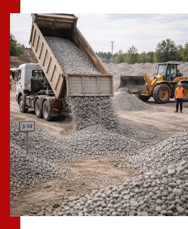 Гранитный щебень фракции 3–10: доставка и продажа в Нальчике