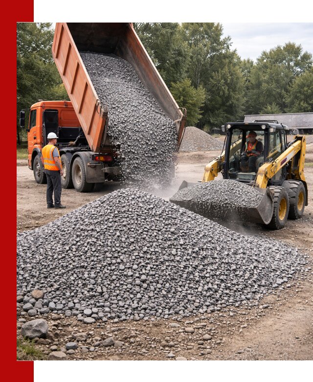 Купить гранитный щебень фракции 5–10 в Нальчике с доставкой