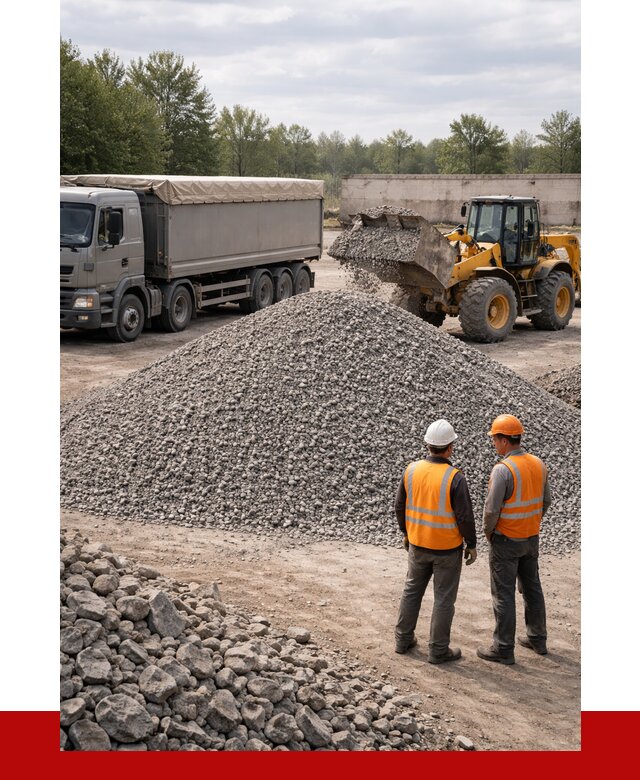 Гранитный щебень фракция 5-20 в Нальчике от 4352 руб | ПРОНЕРУДНль