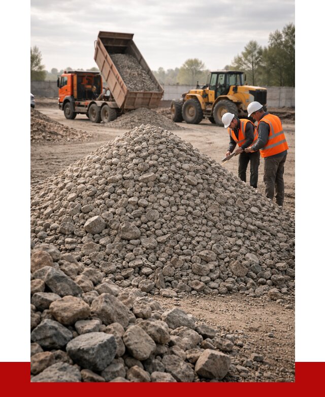 Гранитный щебень фракция 40-70 в Нальчике от 2591 руб ПРОНЕРУДНль