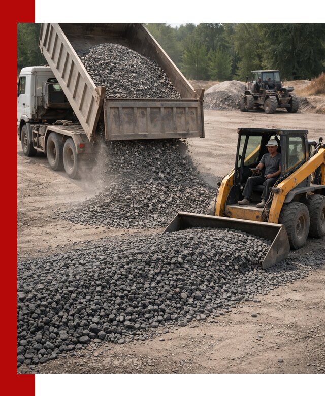 Гранитный щебень фракция 40-70 с доставкой в Нальчике