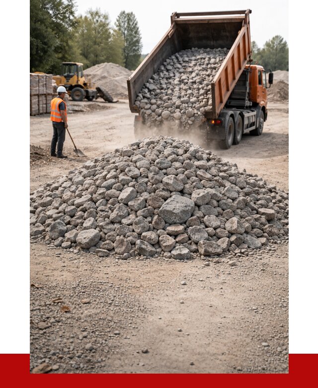 Гранитный щебень фракция 70-150 в Нальчике от 1710 | ПРОНЕРУДНль