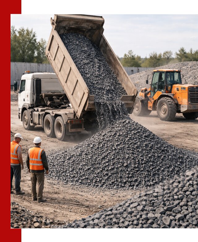 Доставка и продажа щебня габбро-диабаза в Нальчике