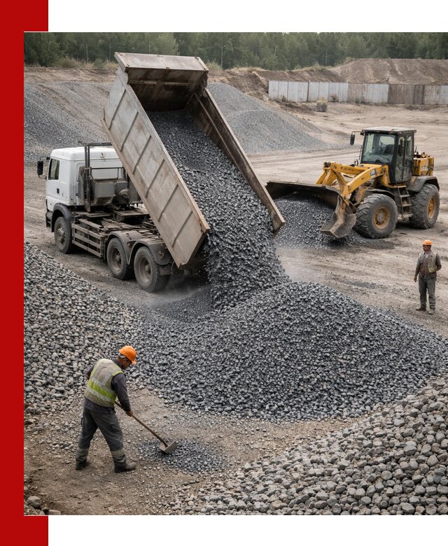 Щебень габбро-диабаз фр. 5-20 с доставкой в Нальчике