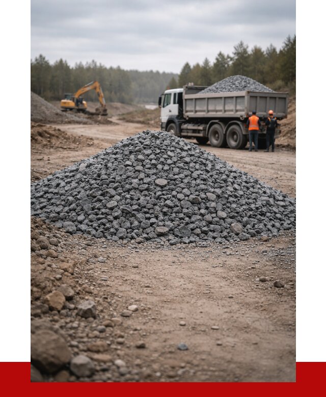 Щебень габбро диабаз фракция 40-70 в Нальчике от 2280 р-ПРОНЕРУДНль