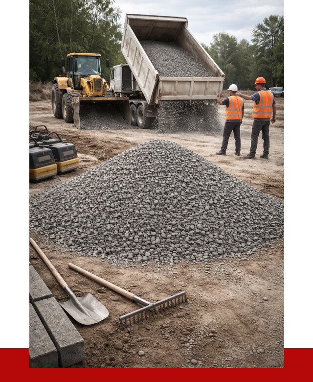 Гравийный щебень купить в Нальчике от 2280 р. ПРОНЕРУДНль