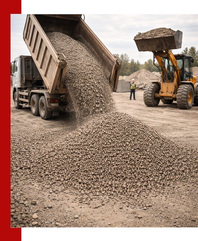 Гравийный щебень фракция 3–10 с доставкой в Нальчике