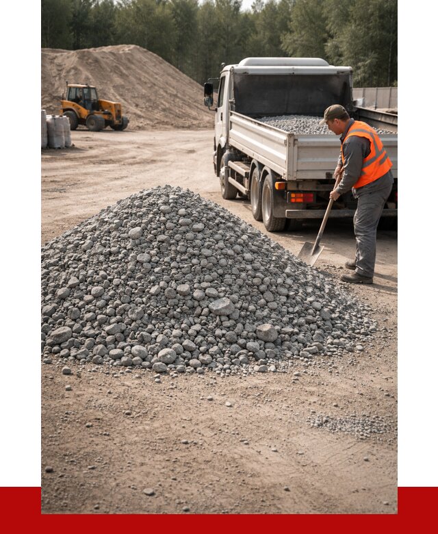 Гравийный щебень фракция 5-10 в Нальчике от 2280 р. | ПРОНЕРУДНль