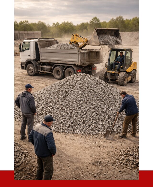 Гравийный щебень фракция 5-20 в Нальчике от 2487 р. ПРОНЕРУДНль
