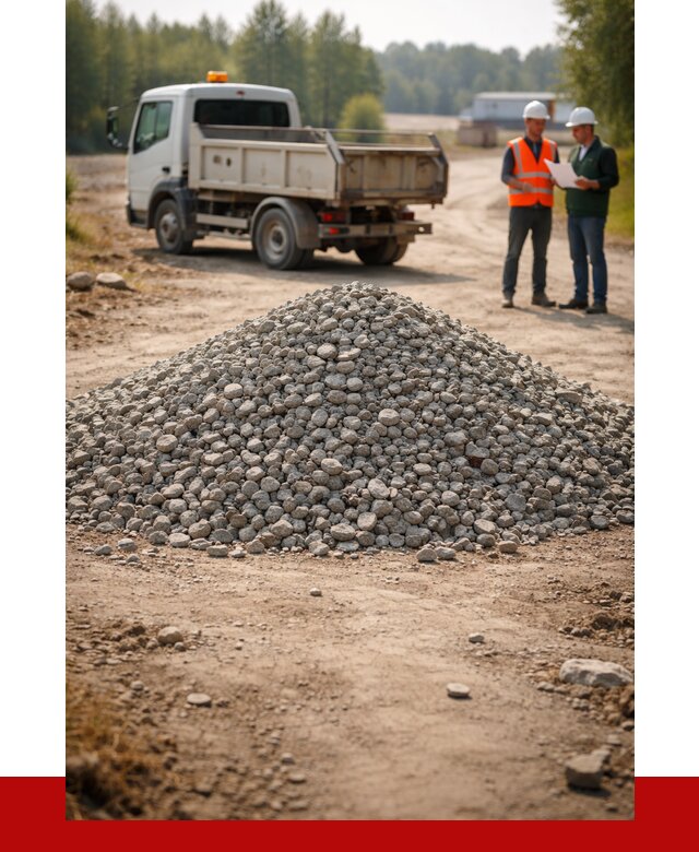 Гравийный щебень фракция 20-40 в Нальчике от 1244 р. | ПРОНЕРУДНль