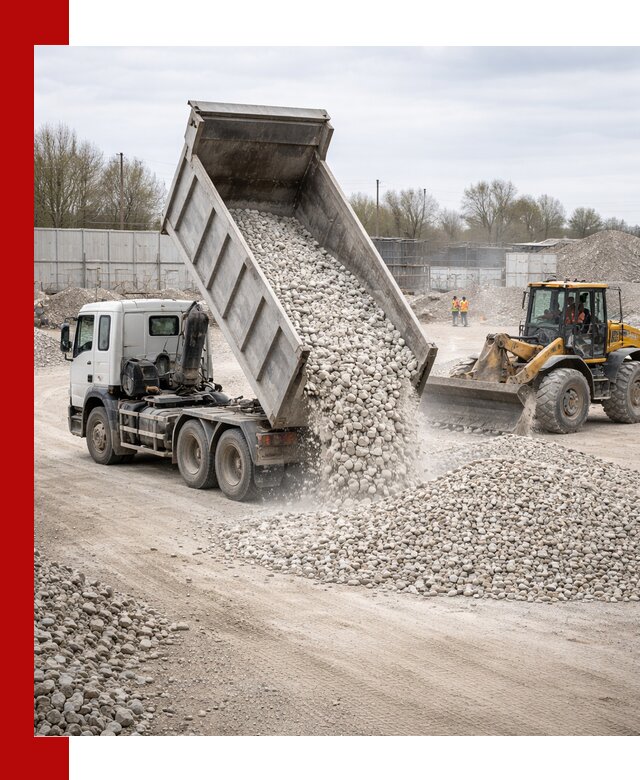 Доставка и продажа известнякового щебня в Нальчике