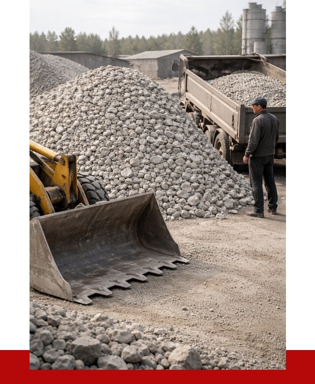 Известняковый щебень фракция 40-70 в Нальчике от 4352 р. | ПРОНЕРУДНль