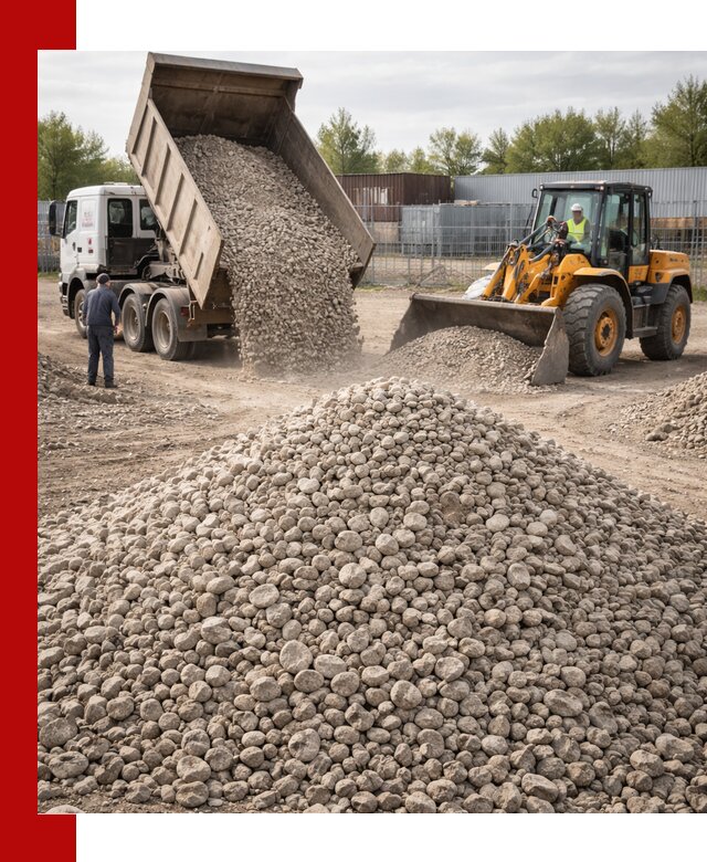 Доломитовый щебень фракции 20–41 с доставкой в Нальчике