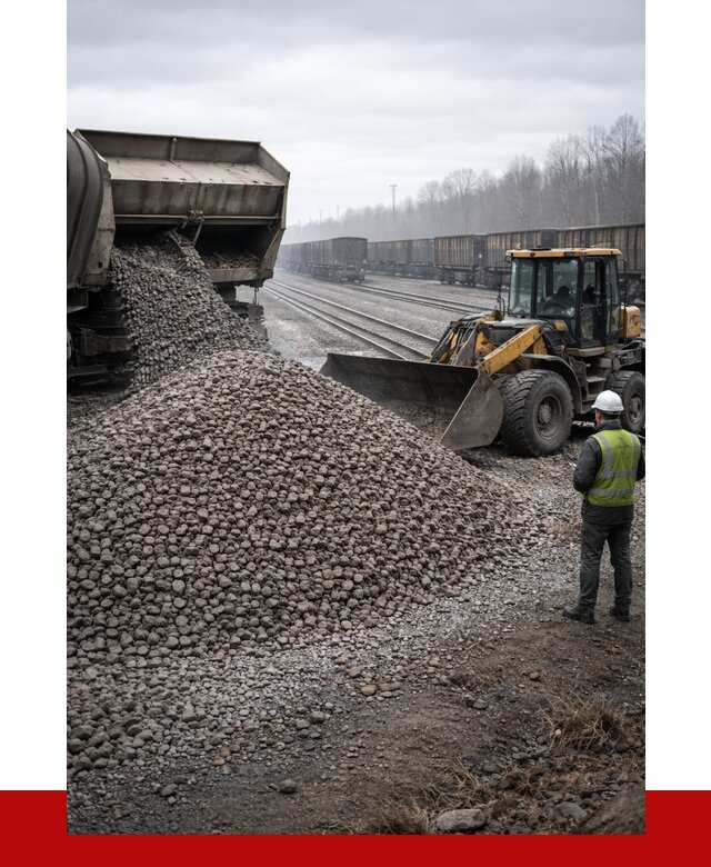 Купить железнодорожный щебень в Нальчике от 2902 р. | ПРОНЕРУДНль