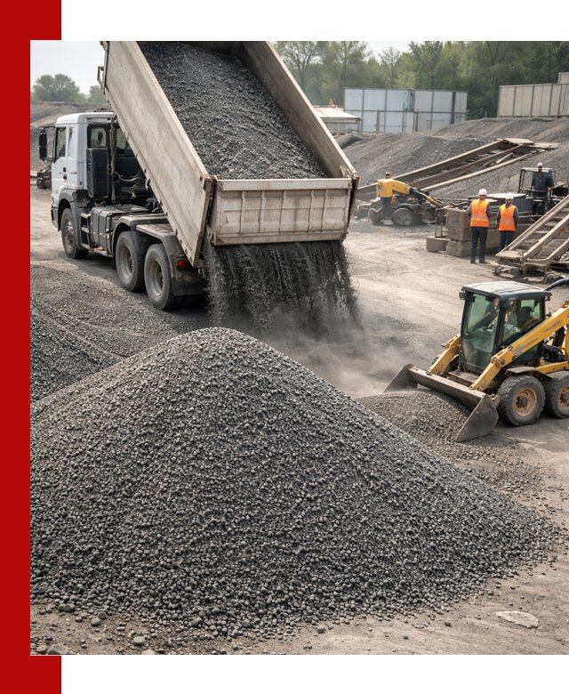 Вторичный щебень фракция 0–5 с доставкой в Нальчике