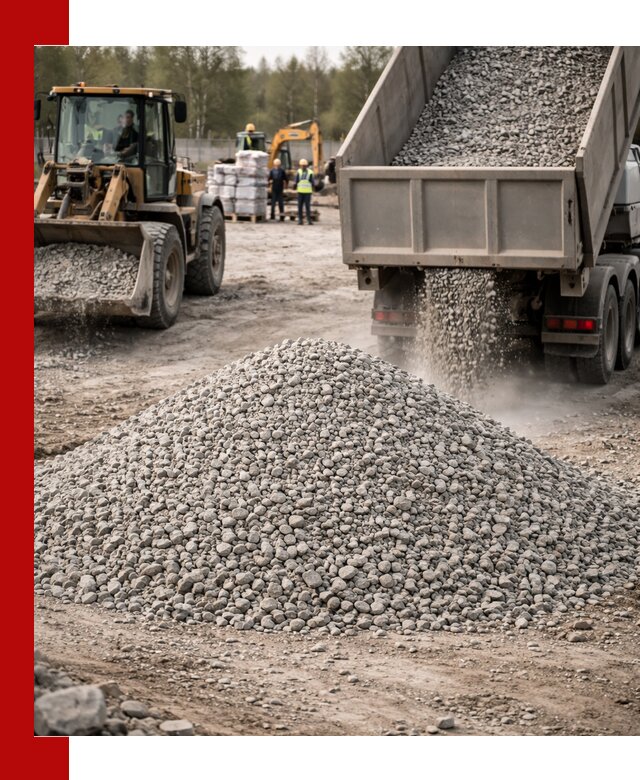 Вторичный щебень фракции 5-20 в Нальчике — доставка и продажа крупнотоннажно