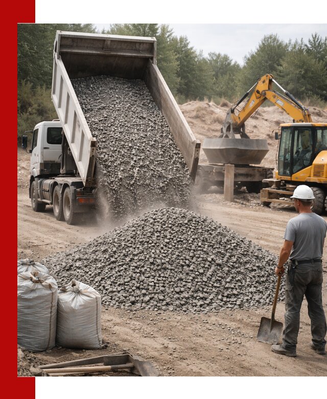 Доставка и продажа бетонного щебня в Нальчике
