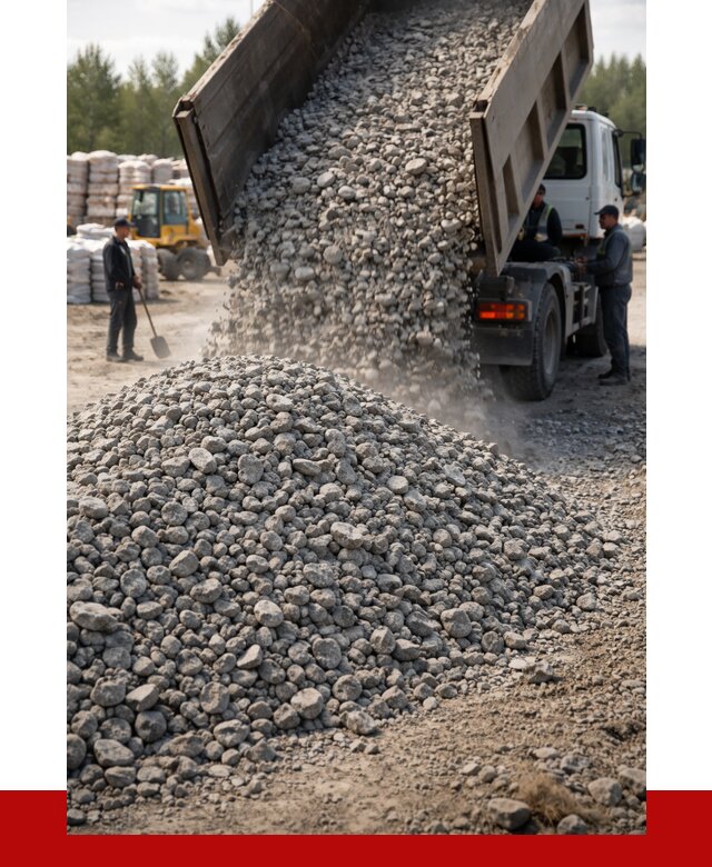 Бетонный щебень фракция 40-70 в Нальчике от 1865 р. ПРОНЕРУДНль