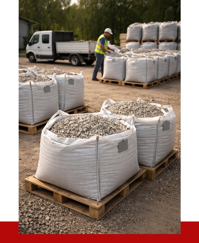 Щебень в мешках с доставкой в Нальчике от 4352 р. | ПРОНЕРУДНль