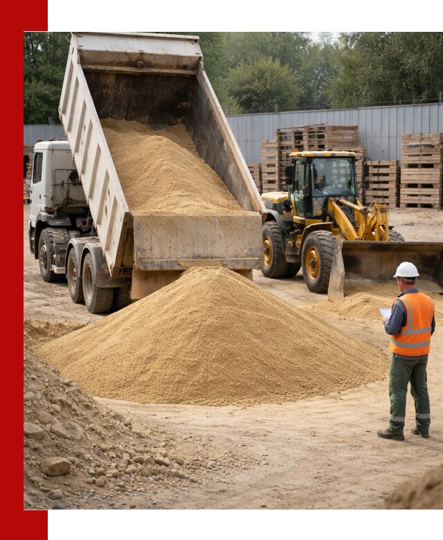 Доставка карьерного мелкозернистого песка в Нальчике