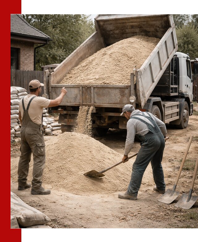 Песок для штукатурки с доставкой в Нальчике качественный и чистый