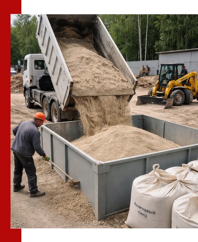 Кварцевый песок для фильтра в Нальчике — доставка и качество