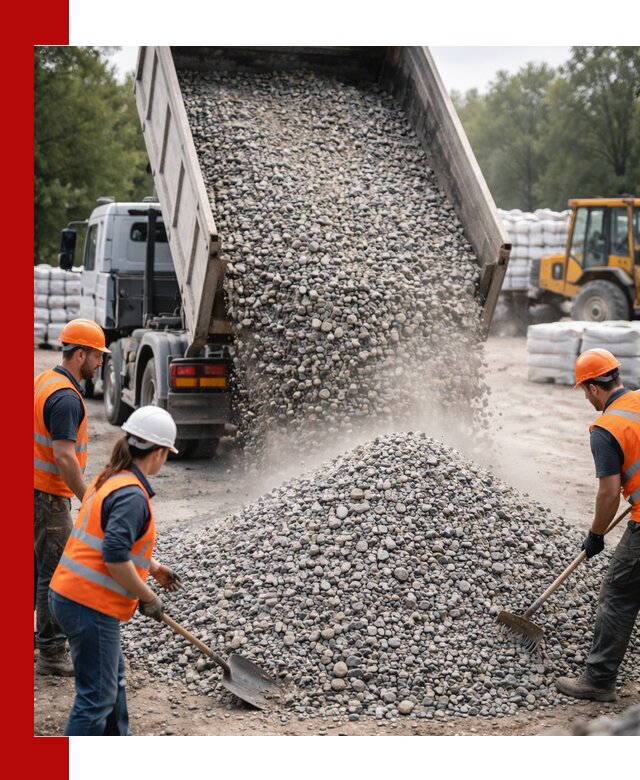 Доставка гравия и камня в Нальчике оптом и в розницу