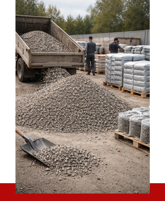 Гравий фракция 5-20 в Нальчике купить от 2383 р. ПРОНЕРУДНль