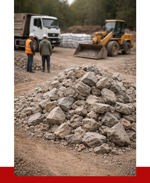 Купить бутовый камень с доставкой в Нальчике от 2383 р. | ПРОНЕРУДНль