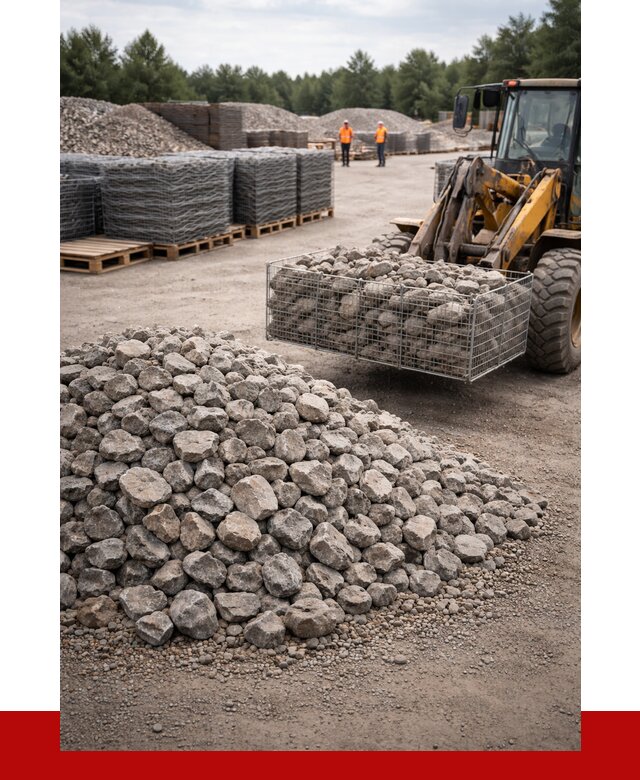 Камень для габионов фракция 70-150 в Нальчике от 4352 р. | ПРОНЕРУДНль