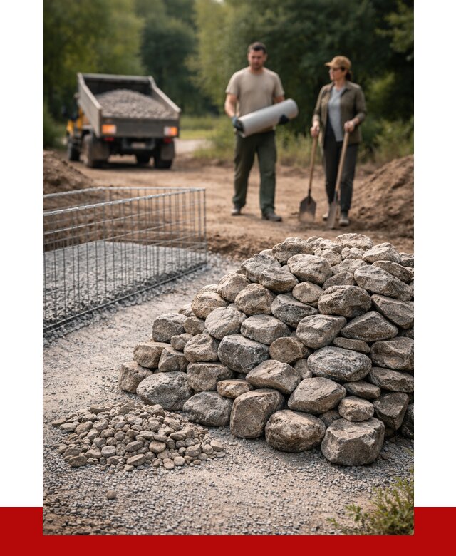 Камень для габионов фракция 100-200 в Нальчике от 4974 р. | ПРОНЕРУДНль