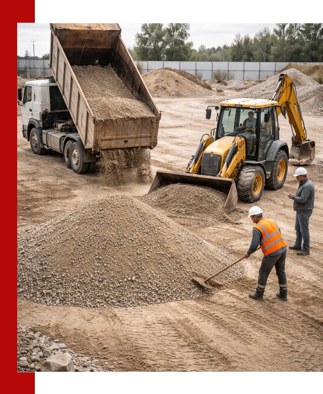 Поставка и доставка ПГС С4 в мешках и самосвалах в Нальчике