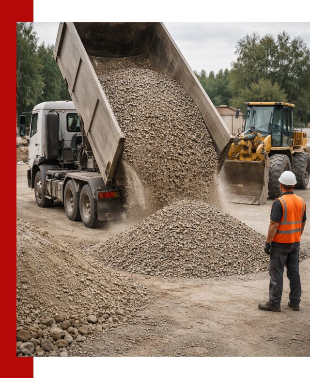Доставка щпс в Нальчике — щебеночно-песчаная смесь под заборы и дорожки