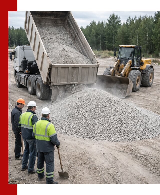 Известняковый отсев 0-5 доставка в Нальчике быстро и выгодно