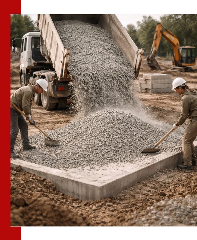 Доставка и продажа отсева для бетона в Нальчике