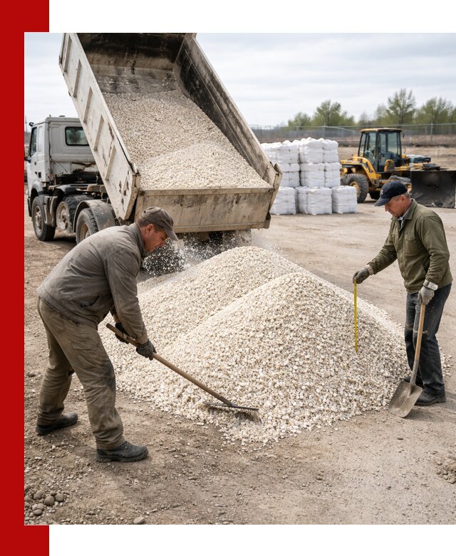 Мраморная крошка с доставкой и разгрузкой в Нальчике