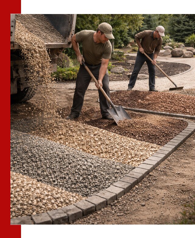 Декоративная крошка для ландшафта в Нальчике — продажа и доставка