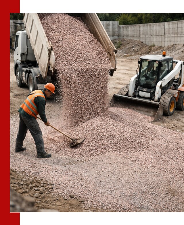 Крошка розовый гранит с доставкой в Нальчике от производителя