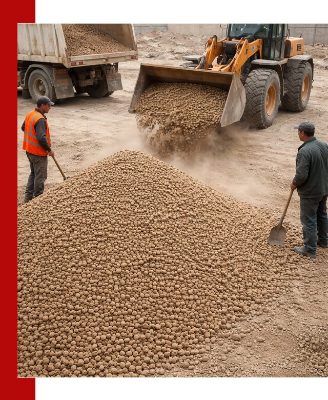 Керамзит фракция 10-20 с доставкой в Нальчике