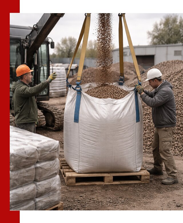 Керамзит в биг-бегах с доставкой в Нальчике