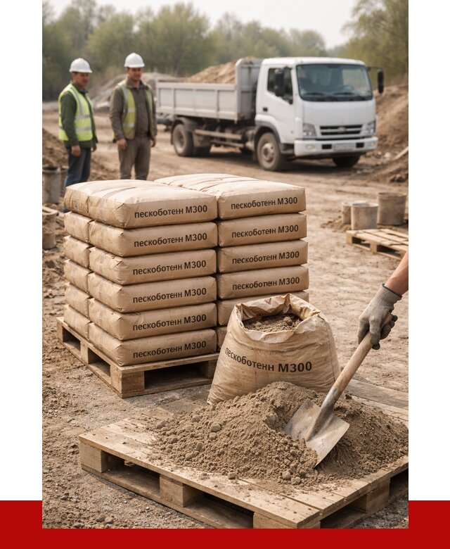 Пескобетон М300 в Нальчике с доставкой от 4819 р. за куб | ПРОНЕРУДНль