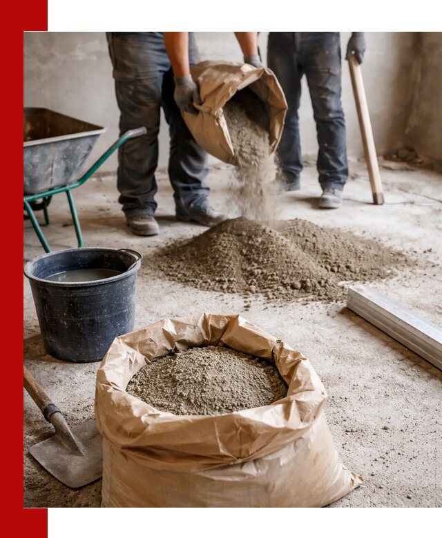 Доставка сухой смеси для стяжки в Нальчике