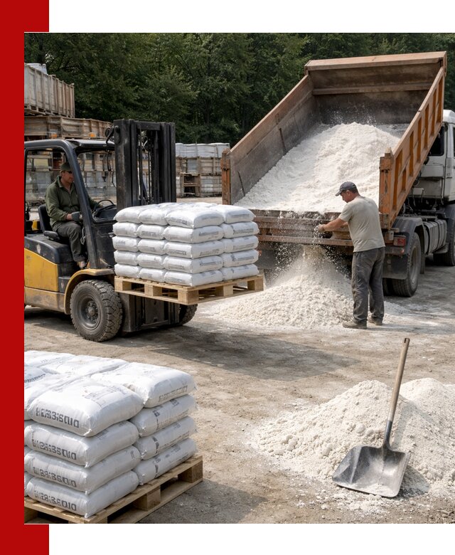 Доставка строительной извести оптом и в розницу в Нальчике