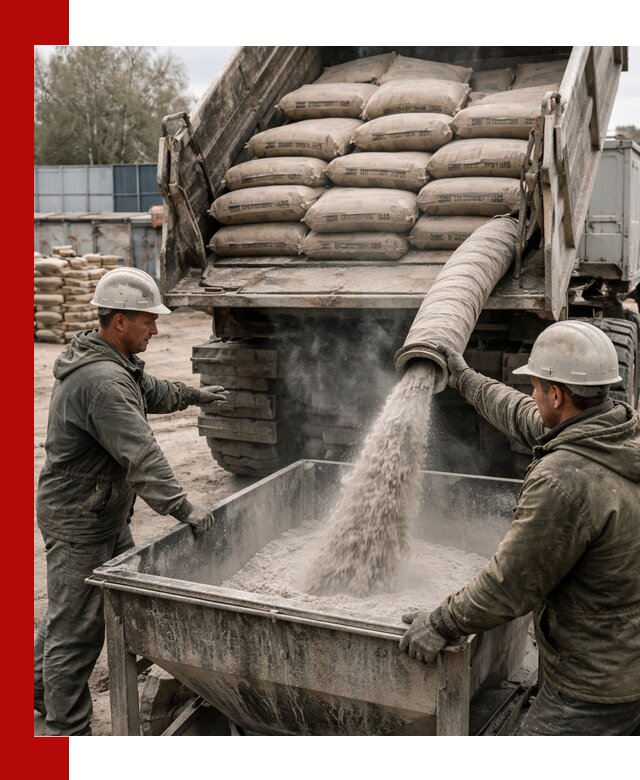 Доставка цемента М400 в Нальчике оптом и в розницу