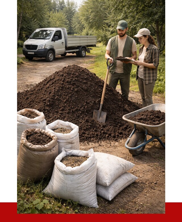 Купить грунт с доставкой в Нальчике от 4663 р. за м3 | ПРОНЕРУДНль