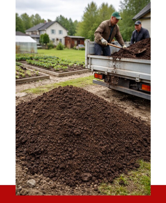 Плодородный грунт в Нальчике с доставкой от 4352 р. | ПРОНЕРУДНль