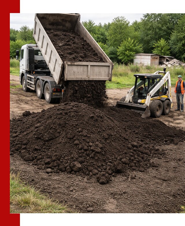 Поставка плодородной земли с доставкой самосвалом в Нальчике