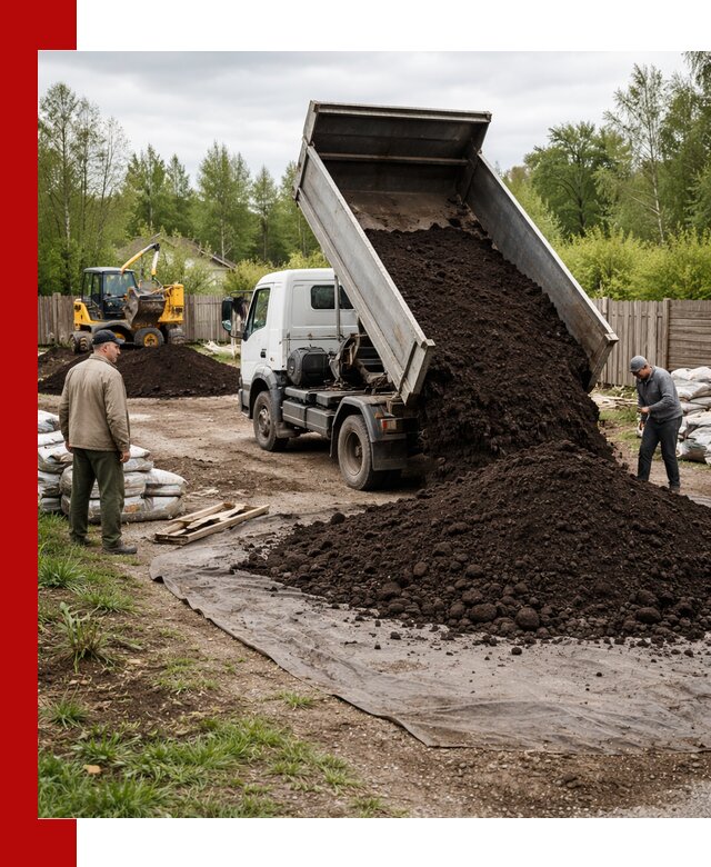 Доставка качественного почвогрунта в Нальчике оптом и в розницу
